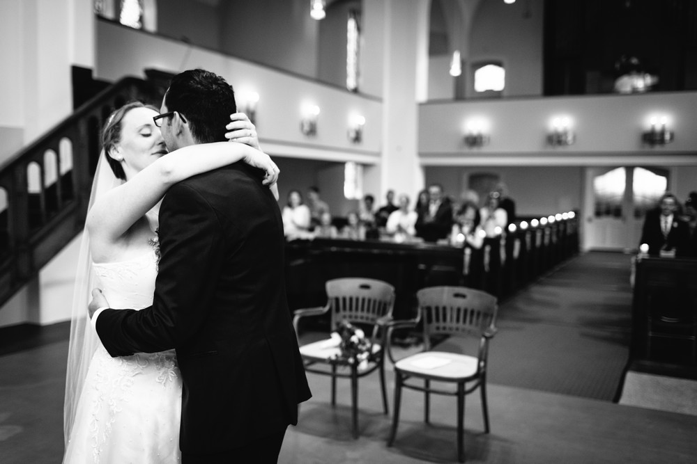 Hochzeitsfotograf in der St. Mattäus Kirche, Hamburg-Winterhude
